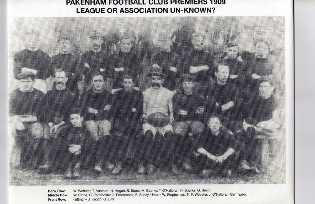 1909 Premiership Team